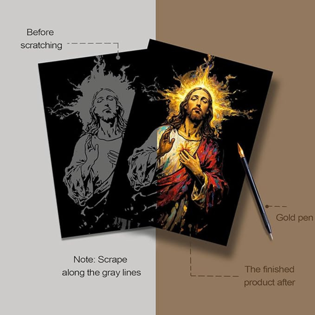 Sacred Scratch Canvas.