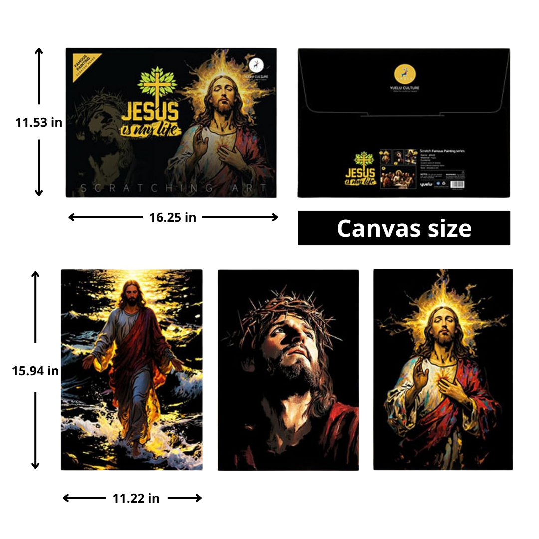 Sacred Scratch Canvas.