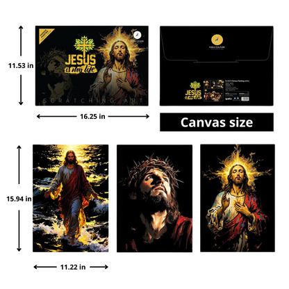 Sacred Scratch Canvas.